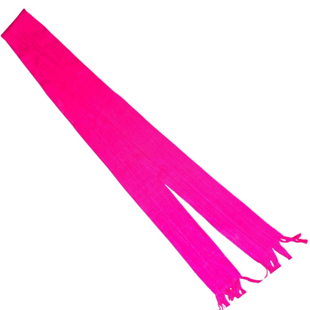 Scarf Belt Shawl Sash Table Runner Bandana Tie Pink Magenta Fuchsia 60"x4" VTG